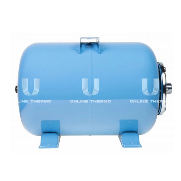 Гидроаккумулятор (расширительный бак) для водоснабжения Джилекс Г 24, 24 литра синий, горизонтальный на ножках