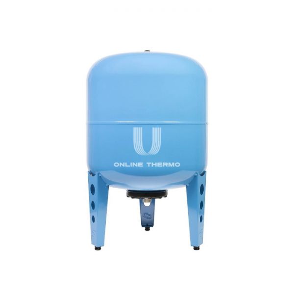 *Гидроаккумулятор (расширительный бак) для водоснабжения Джилекс ВП 80, 80 литров синий, вертикальный на ножках