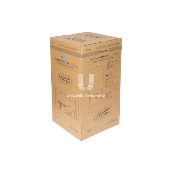 *Гидроаккумулятор (расширительный бак) для водоснабжения Джилекс ВП 150 к, 150 литров синий, вертикальный на ножках