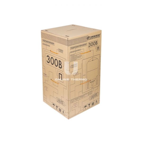 Гидроаккумулятор (расширительный бак) для водоснабжения Джилекс В 300, 300 литров синий, вертикальный на ножках