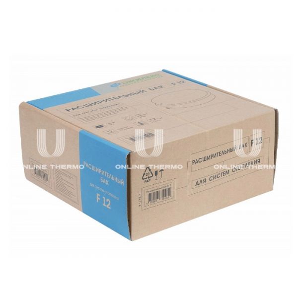 *Расширительный бак для отопления Джилекс В 12 F, 12 литров, красный, вертикальный, плоский