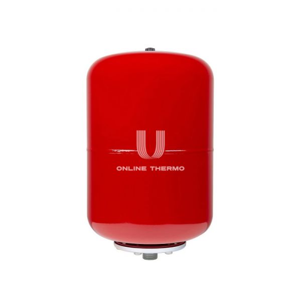 Расширительный бак для отопления Джилекс В 24, 24 литра, красный, вертикальный, подвесной