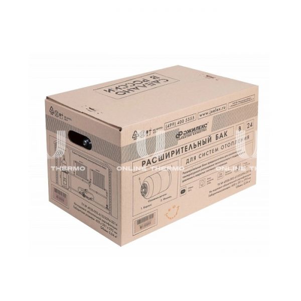 Расширительный бак для отопления Джилекс В 24, 24 литра, красный, вертикальный, подвесной