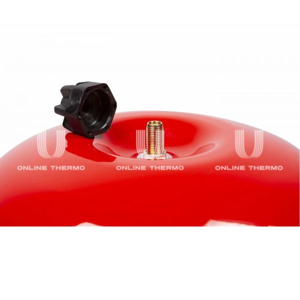 *Расширительный бак для отопления Джилекс ВП 6, 6 литров,  красный, вертикальный, подвесной