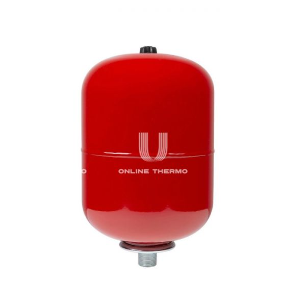 Расширительный бак для отопления Джилекс В 18, 18 литров,  красный, вертикальный, подвесной