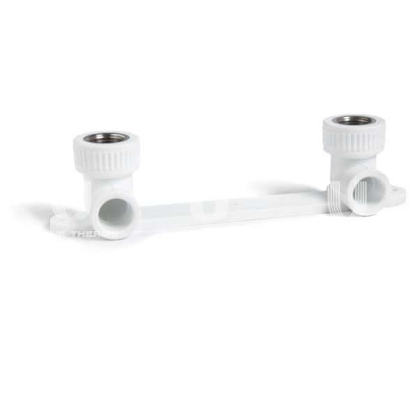 Настенный комплект (с водорозетками) для смесителя Fusionplast 5101FP, 20х1/2", комбинированный