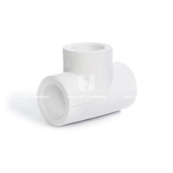 Тройник равносторонний  ППР (полипропиленовый) Fusitek FT01106, 63 мм