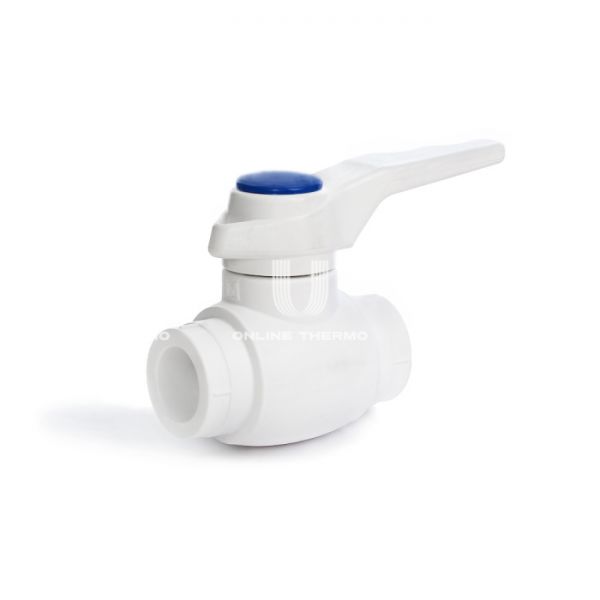 Шаровой кран ППР (полипропиленовый) Fusitek FT07201, 20 мм, для холодой воды, сфера из ABS