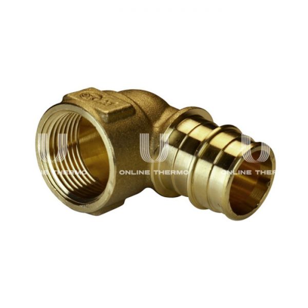 Угольник (угол) 90° с внутренней резьбой Giacomini GX129Y055, 25x3/4", аксиальный