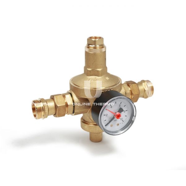 Редуктор давления Giacomini R153MY105, 1", 25 бар, мембранный, с манометром