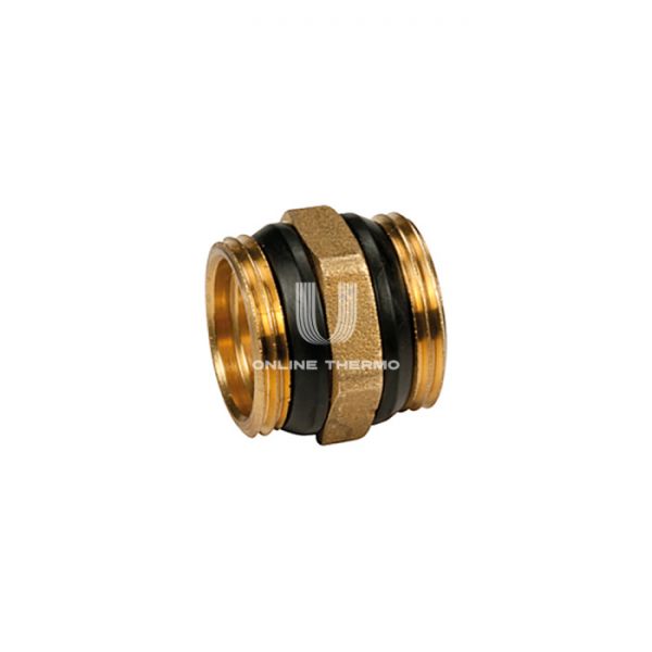 Ниппель равносторонний Giacomini R189DY003, 1/2", с прокладкой o-ring