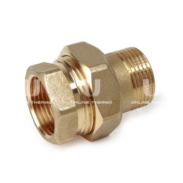 Прямое разъемное соединение "американка" Giacomini R18Y006, 1 1/4", латунь