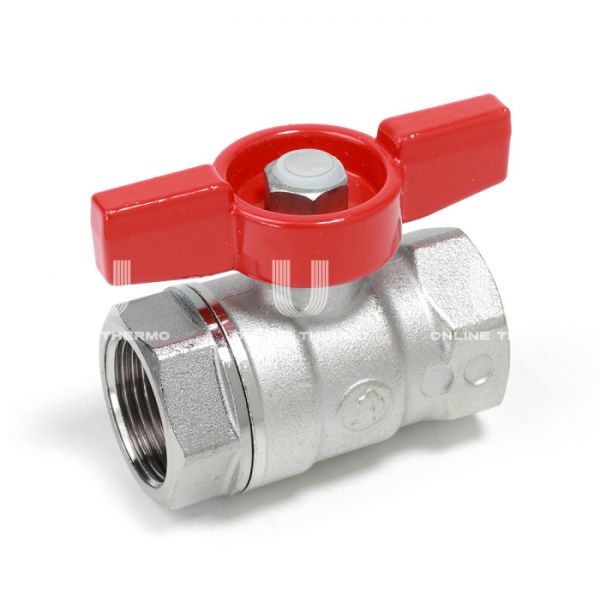 Кран шаровый Giacomini R251X004 3/4" ВР, ручка-бабочка