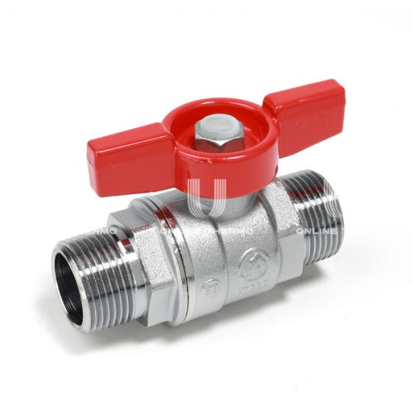 Кран шаровый Giacomini R253X002 3/8" НР, ручка-бабочка