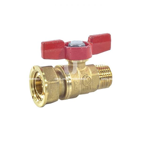 Кран шаровый Giacomini R254PY004 3/4" НР-НГ, ручка-бабочка