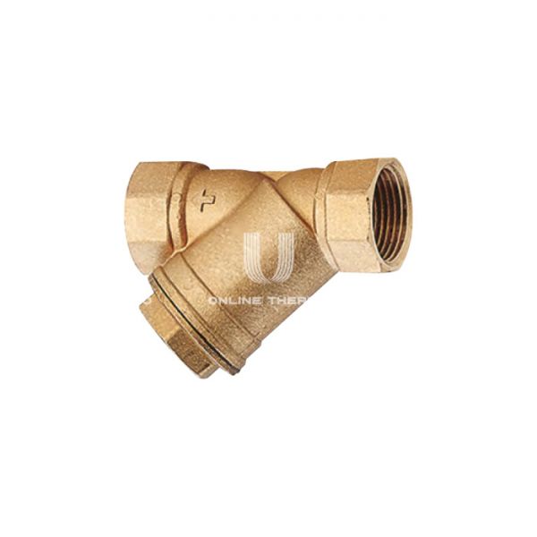 Косой фильтр механической (грубой) очистки Giacomini R74AY107, 1 1/2" ВР-ВР