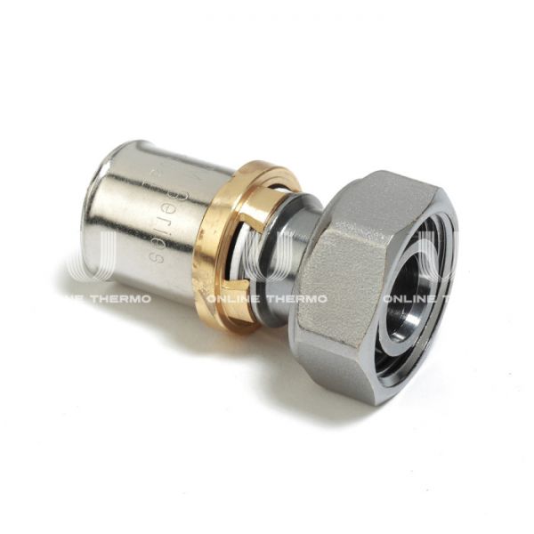 Муфта переходная (переходник под евроконус) с накидкой гайкой Giacomini RM179X103, 16х3/4", пресс-фитинг