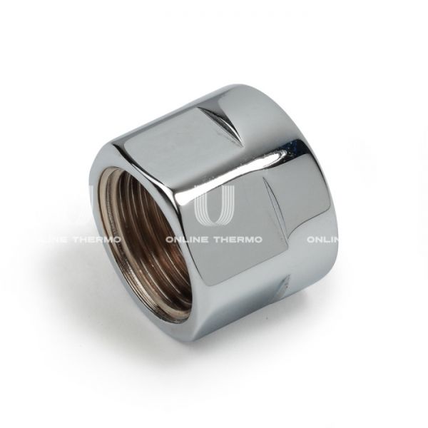 Переходник Giacomini T177X010 ВР 1/2"x16 мм, для стальных труб, хром