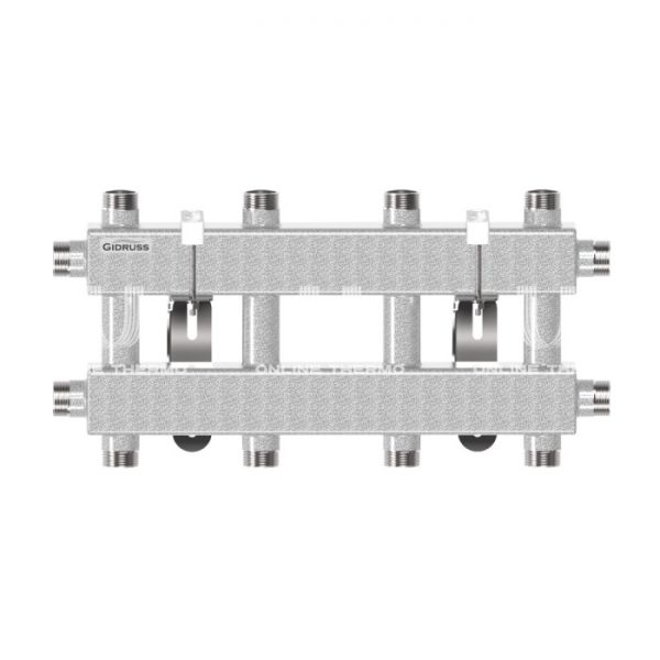 Модульный распределительный коллектор Gidruss (Гидрусс) MK-60-5DU, до 60 кВт, конструкционная сталь