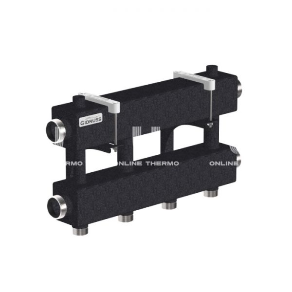 Модульный распределительный коллектор Gidruss (Гидрусс) MK-150-2x25, до 150 кВт, конструкционная сталь