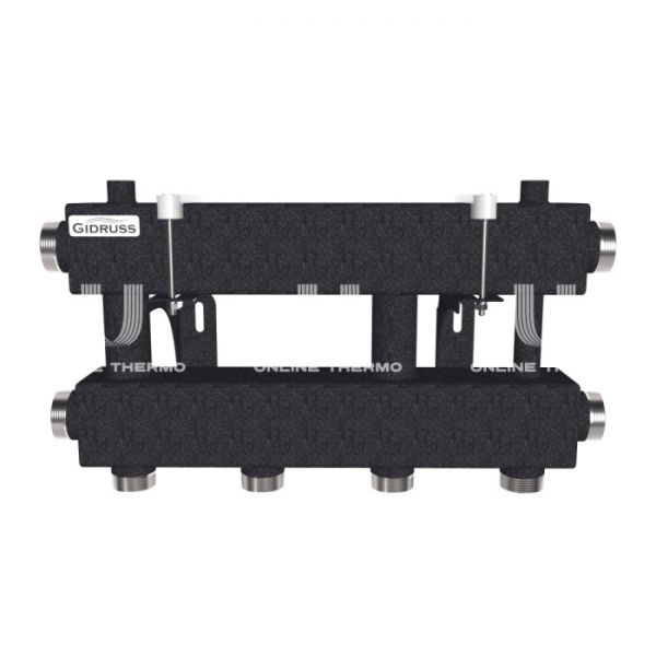 Модульный распределительный коллектор Gidruss (Гидрусс) MK-150-2x32, до 150 кВт, конструкционная сталь
