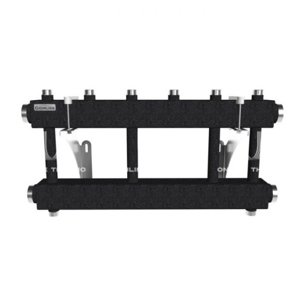 Модульный распределительный коллектор Gidruss (Гидрусс) MK-250-3x25, до 250 кВт, конструкционная сталь
