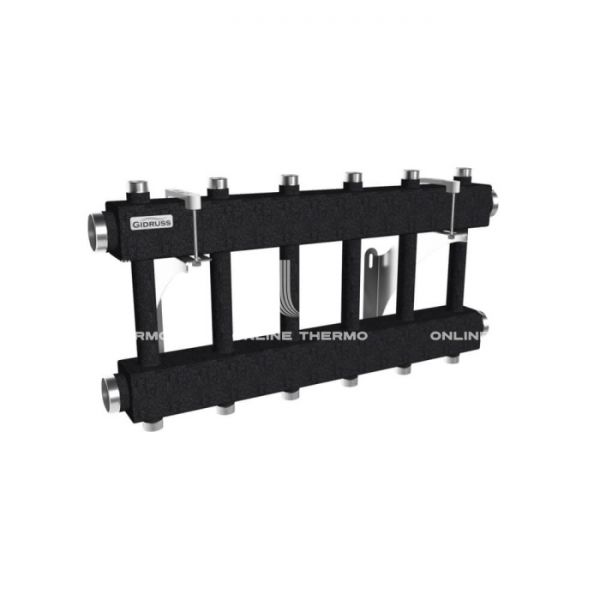 Модульный распределительный коллектор Gidruss (Гидрусс) MK-250-6DU, до 250 кВт, конструкционная сталь