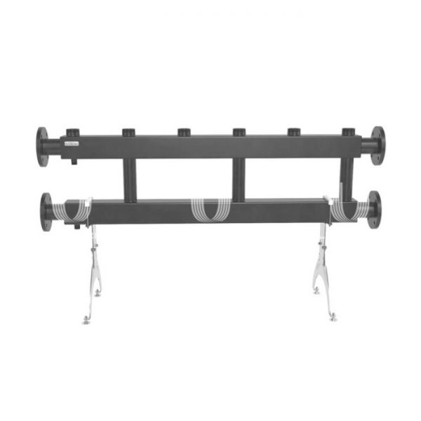 Модульный распределительный коллектор Gidruss (Гидрусс) MK-400-3x50 DN65, фланец, до 400 кВт, конструкционная сталь