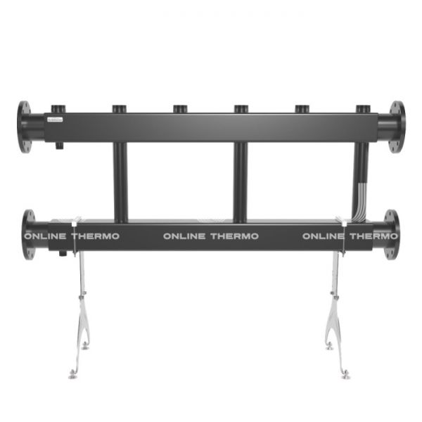 Модульный распределительный коллектор Gidruss (Гидрусс) MK-1000-3x50 DN100, фланец, до 1000 кВт, конструкционная сталь