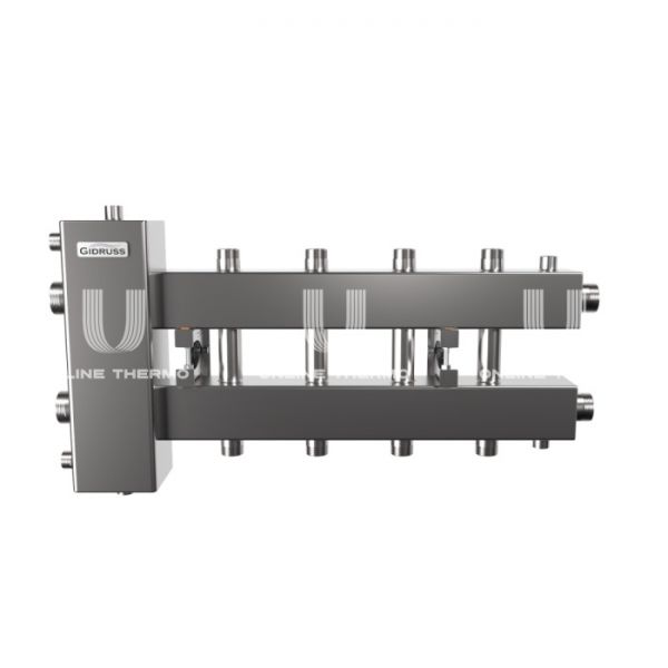 Балансировочный коллектор Gidruss (Гидрусс) BMSS-150-5DU, до 150 кВт, нержавеющая сталь