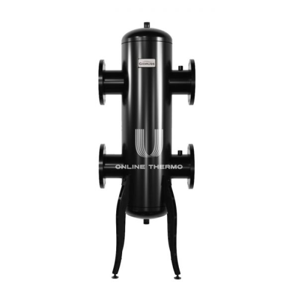 Гидравлический разделитель (гидрострелка) Gidruss (Гидрусc) GR-1200-125 DN-125, фланец, до 1200 кВт, конструкционная сталь