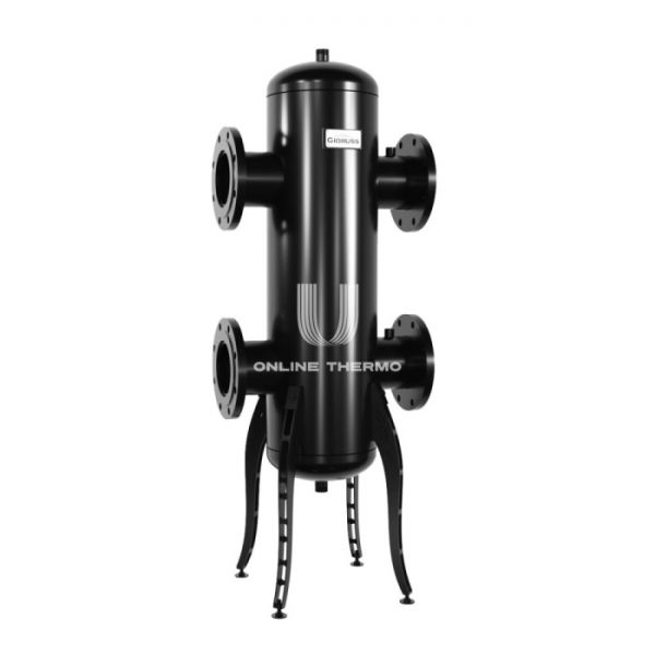 Гидравлический разделитель (гидрострелка) Gidruss (Гидрусc) GR-1200-125 DN-125, фланец, до 1200 кВт, конструкционная сталь