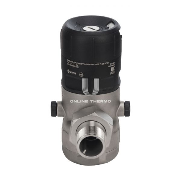 Редуктор давления (клапан понижения давления) Goetze G06Fi-3/4H GTZARM026, для горячей воды, нержавеющая сталь