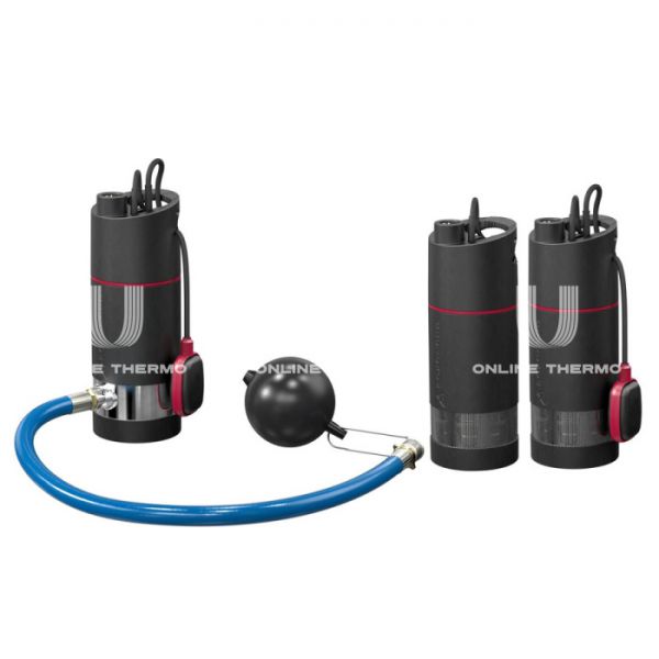 Насос колодезный погружной Grundfos SB 3-45 AW 97686707, с поплавковым фильтром с поплавковым выключателем