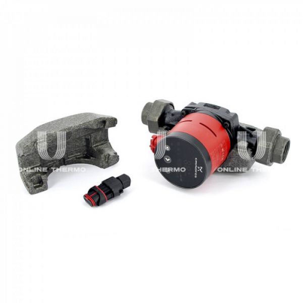 Насос циркуляционный Grundfos ALPHA2 25-80 99420015, с гайками, база 180 мм