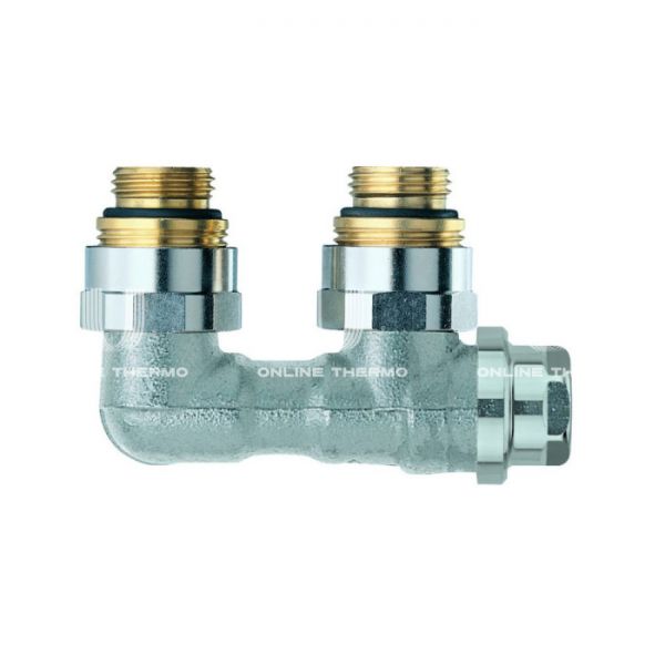 Присоединительная деталь Heimeier 0531-50.000,  1/2x3/4 EK, угловая, для двухтрубных систем