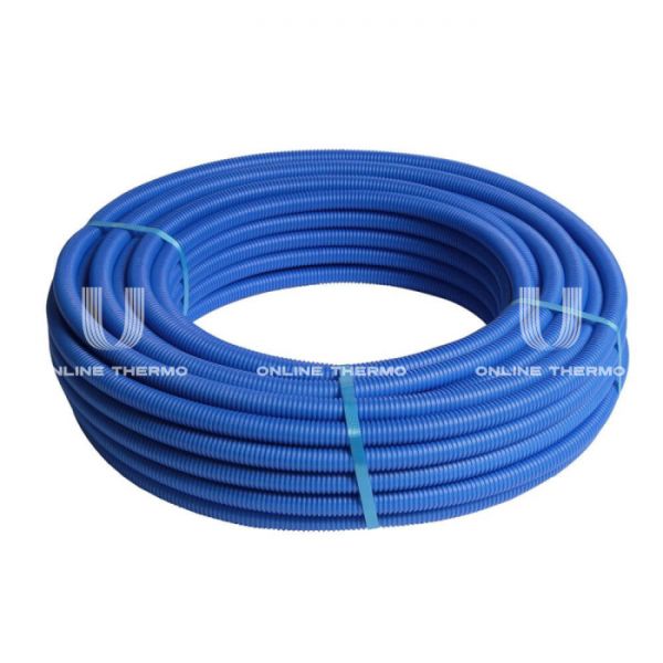 Труба металлопластиковая Henco RIXc PE-Xc 100-R20MB, 20х2.0, бухта 100 м, в синей гофре