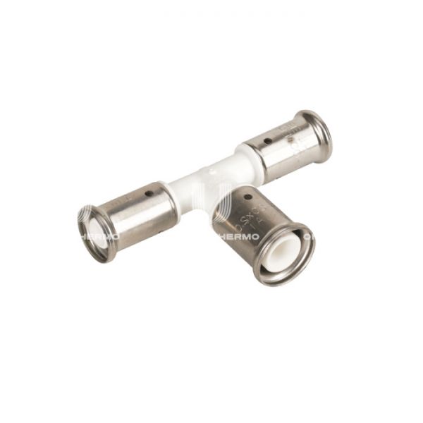 Тройник переходной Henco 12PKW-202620, 20х26х20, белый, пресс-фитинг