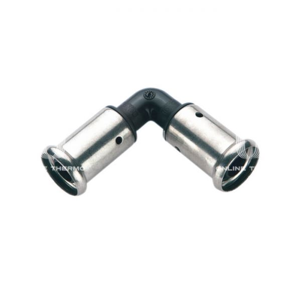 Угольник (угол) 90° равносторонний Henco 1PK-4040, 40х40, пресс-фитинг