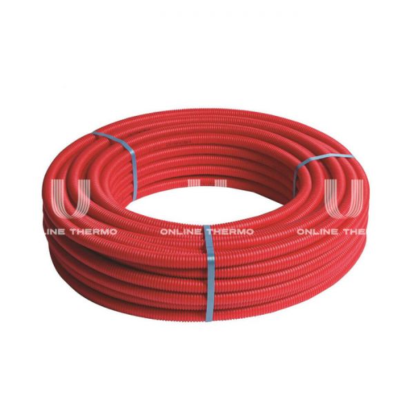 Труба металлопластиковая Henco RIXc PE-Xc 50-R26MR, 26х3.0, бухта 50 м, в красной гофре
