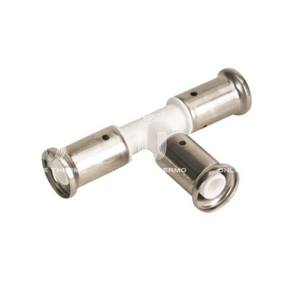 Тройник равносторонний Henco 9PKW-262626, 26х26х26, белый, пресс-фитинг