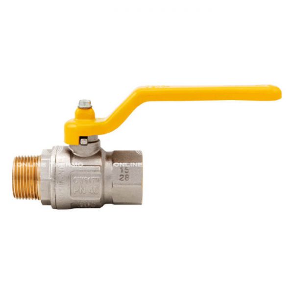 Кран шаровый Itap London 067B112, 1 1/2" ВР-НР, 067, полнопроходной, ручка-рычаг