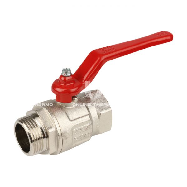 Кран шаровый Itap Ideal 0910112 1 1/2" НР-ВР, 091, полнопроходной, ручка-рычаг