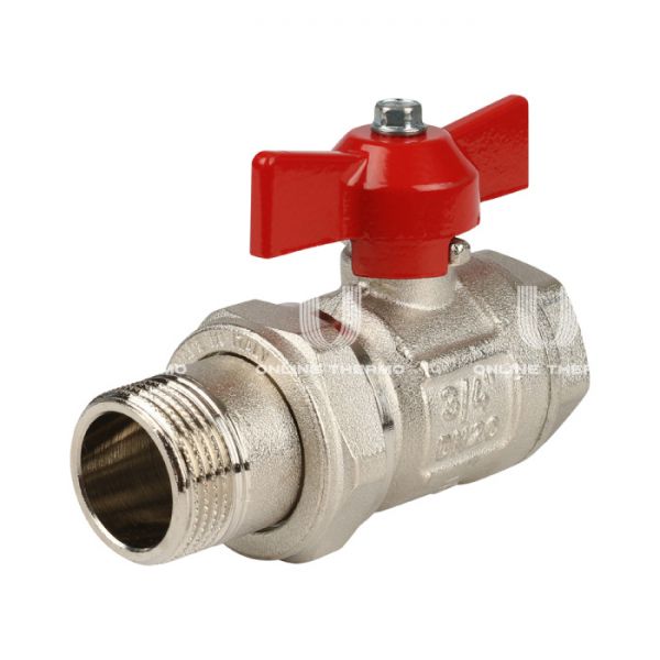 Кран шаровый с разъемным соединением Itap Ideal 0980114 1 1/4" НР-ВР, 098, полнопроходной, ручка-бабочка