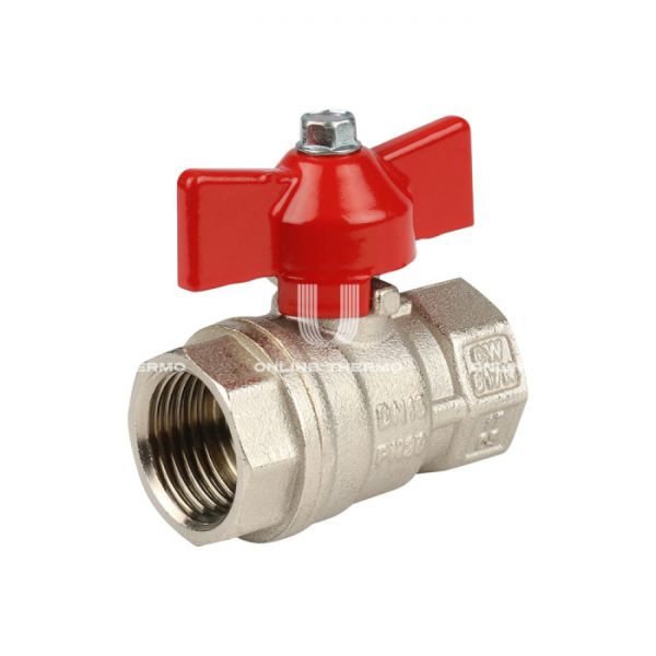 Кран шаровый Itap Vienna 1180034 3/4" ВР-ВР, 118, стандартный проход, ручка-бабочка