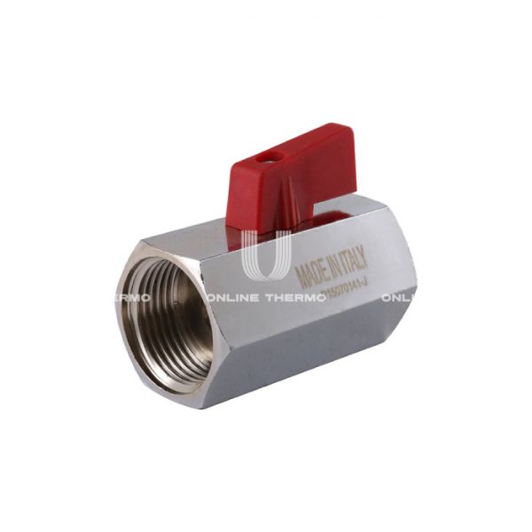 Кран шаровый Mini Itap 1250034 3/4" ВР-ВР, 125, неполнопроходной, ручка-флажок