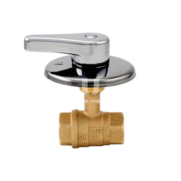 Кран шаровый для сантехнических приборов Itap 1380100, 1" ВР-ВР, 138, с розеткой, ручка-флажок