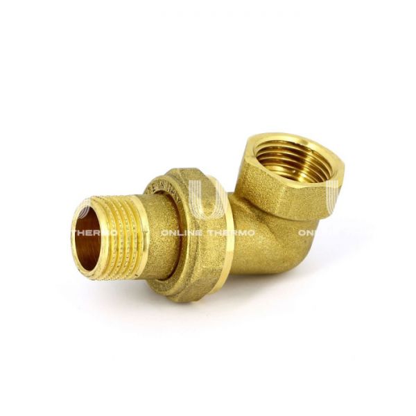 Угловое разъемное соединение "американка" Itap 1520012, ВР-НР 1/2", серия ART 152, с плоским уплотнением