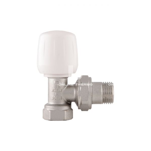 Радиаторный клапан (вентиль) ручной регулировки Itap 3940012 1/2" ВР-НР, серия 394, угловой