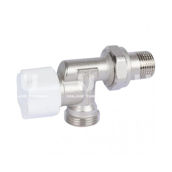 Термостатический клапан (терморегулятор) Luxor 13102721, 1/2" НР, осевой, хромированный, с преднастройкой